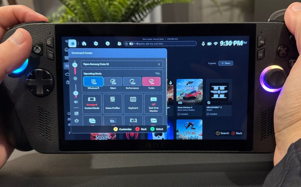 Asus Xbox Ally X OS